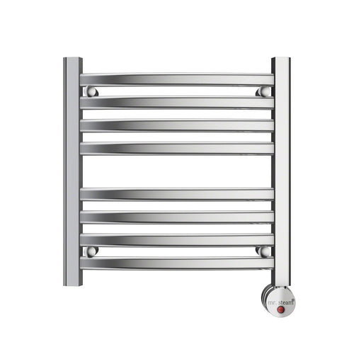 M.Stream - Broadway 8-Bar Wall-Mounted Electric Towel Warmer with Digital Timer - Polished Chrome - W219TPC