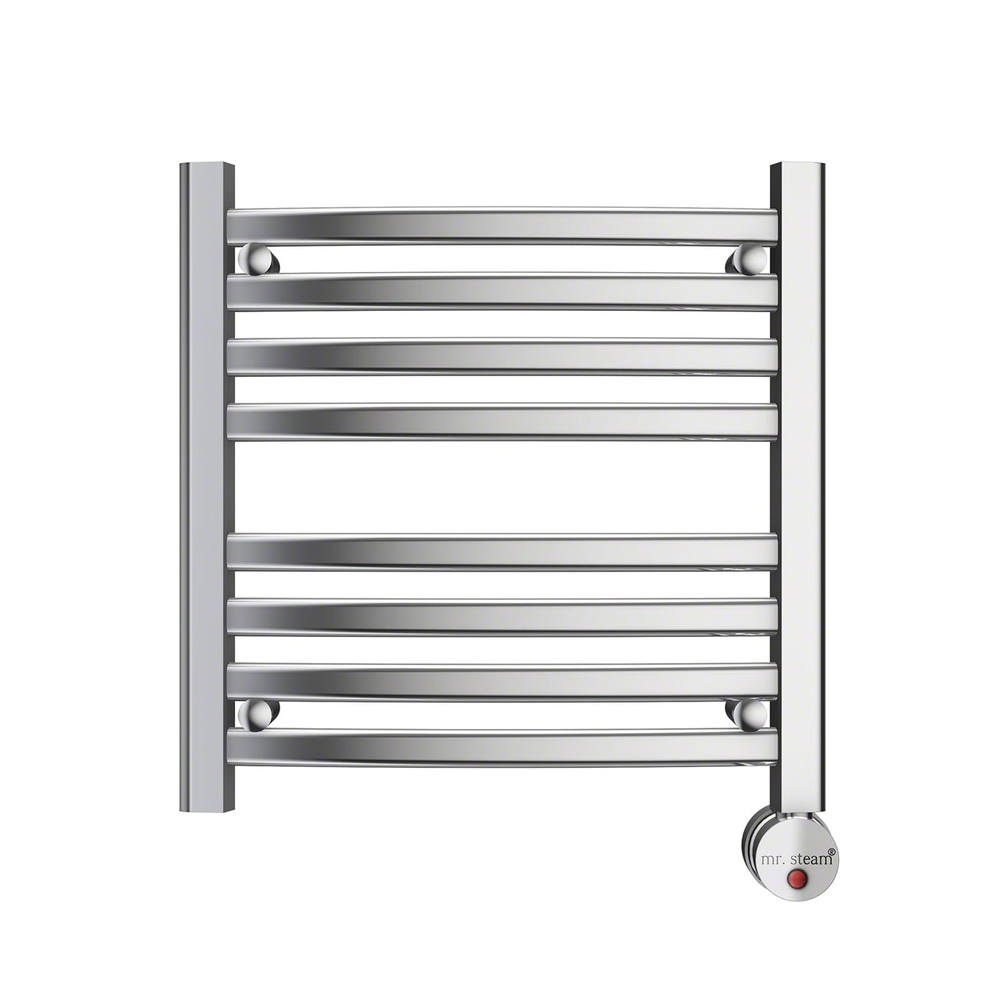 M.Stream - Broadway 8-Bar Wall-Mounted Electric Towel Warmer with Digital Timer - Polished Chrome - W219TPC