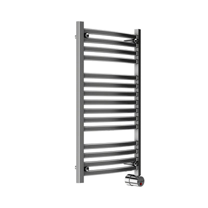 Mr. Steam W236 13-Bar Wall Mounted Electric Towel Warmer with Digital Timer in Polished Chrome - W236TPC