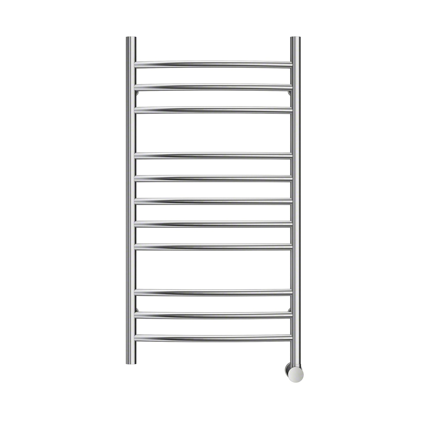 M.Stream - Metro 11-Bar Wall-Mounted Electric Towel Warmer with Digital Timer - Polished Stainless Steel - W336TSSP