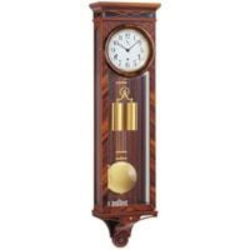 Kieninger Clocks  Weight Regulator Wall Clock, Westminster Chime, Rosewood - WR 2591-56-02