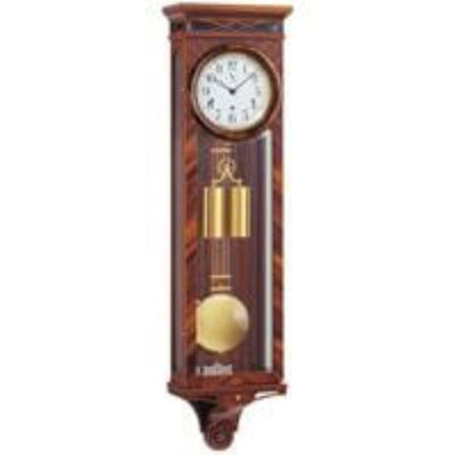 Kieninger Clocks  Weight Regulator Wall Clock, Westminster Chime, Rosewood - WR 2591-56-02