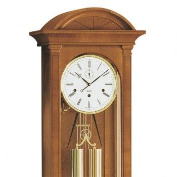 Kieninger Chesterfield 2542-82-01 Cable Regulator Wall Clock, Westminster Chime, Cherry