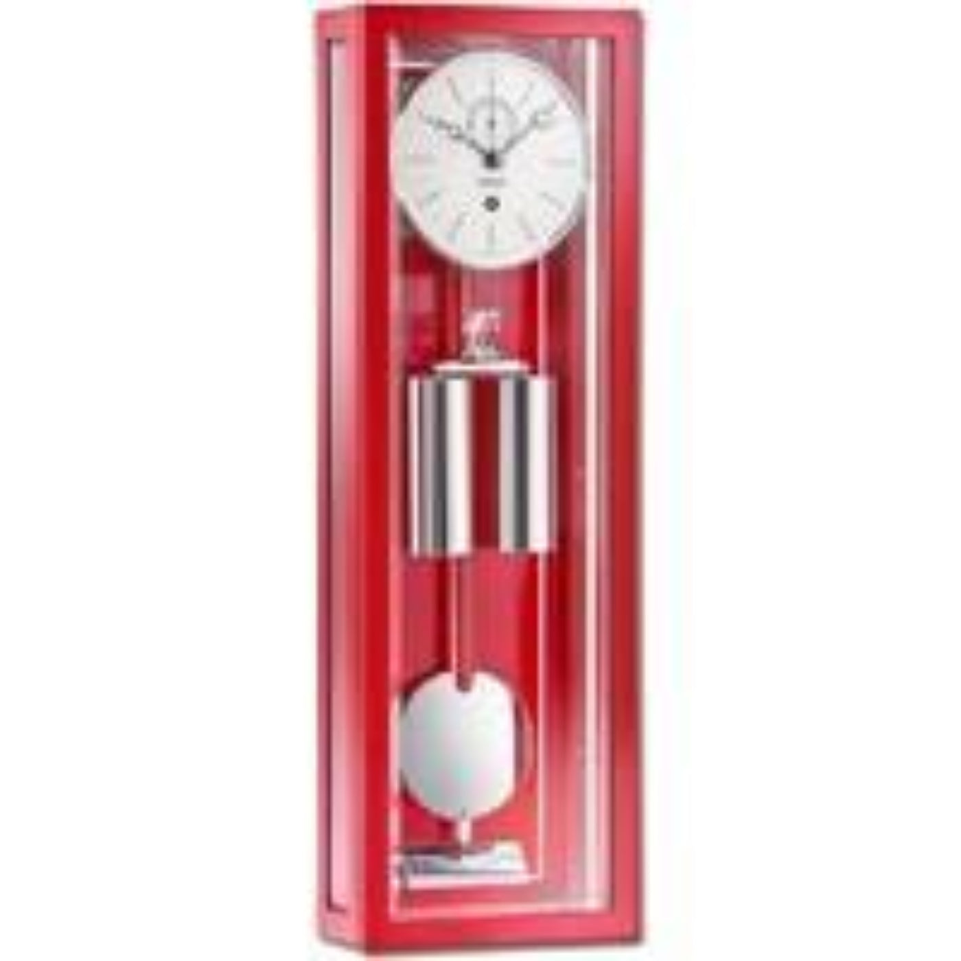 Kieninger Clocks Micronis Mini Regulator Wall Clock, 31-Day, Red - WR 2806-77-02