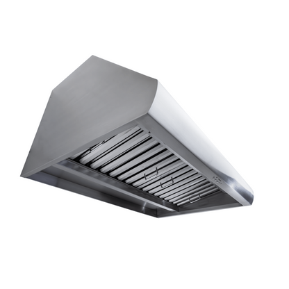Proline PLJW 109 - Wall-Mounted Range Hood, 1000/2000 CFM | Convertible to Ductless, Stainless Steel Finish, Outdoor Rated - PLJW 109.30