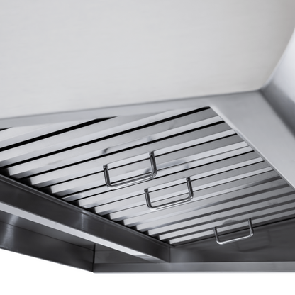Proline PLJW 109 - Wall-Mounted Range Hood, 1000/2000 CFM | Convertible to Ductless, Stainless Steel Finish, Outdoor Rated - PLJW 109.30