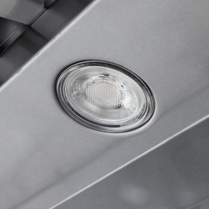 Proline PLJW 109 - Wall-Mounted Range Hood, 1000/2000 CFM | Convertible to Ductless, Stainless Steel Finish, Outdoor Rated - PLJW 109.30