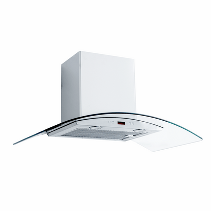 Proline PLFW 544 - Wall-Mounted Range Hood, 600 CFM | Convertible to Ductless, Stainless Steel Finish - PLFW 544.30