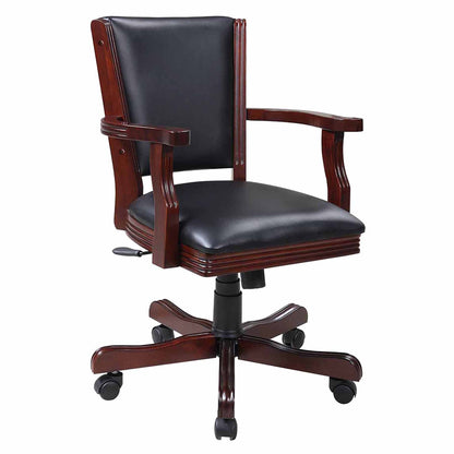 Hathaway Kingston Walnut 3 in 1 Poker Table Set with Chairs - BG2366
