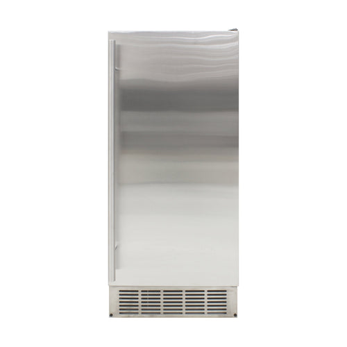 Vinotemp Indoor Undercounter Automatic Ice Maker, in Stainless Steel - BR-15INIM-B