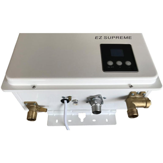 EZ Tankless EZSUPLPG Indoor Supreme on Demand 8.2 GPM 165000 BTU Liquid Propane Tankless Water Heater with Direct Vent Flue Pipe Kit Manufacturer RFB