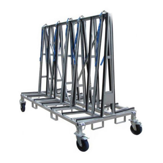 Weha Large Double Sided A frame Transport Cart 96" x 43" x 68" - 8010484