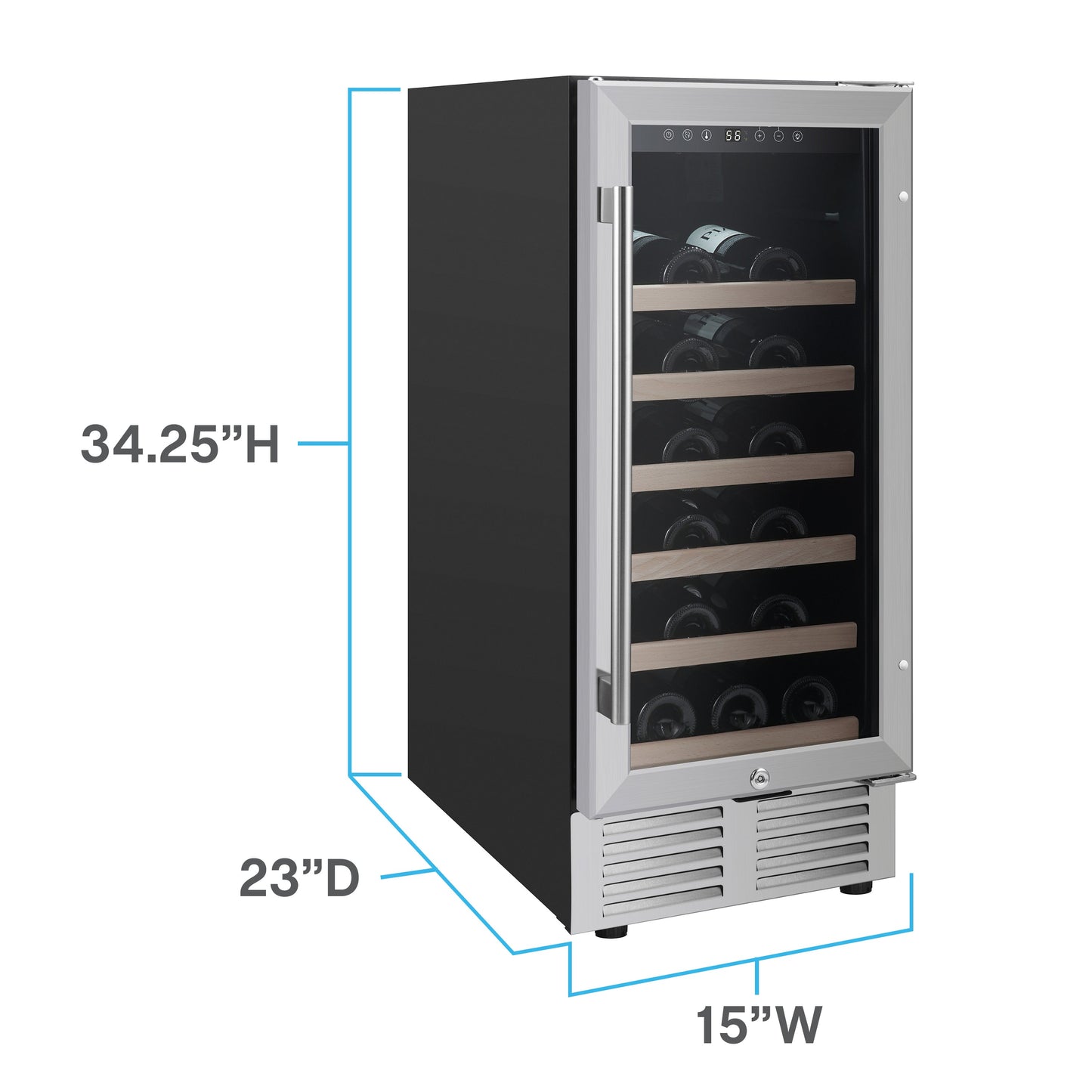 Avanti 30 Bottle Wine Cooler - WCS31Z3S-IS