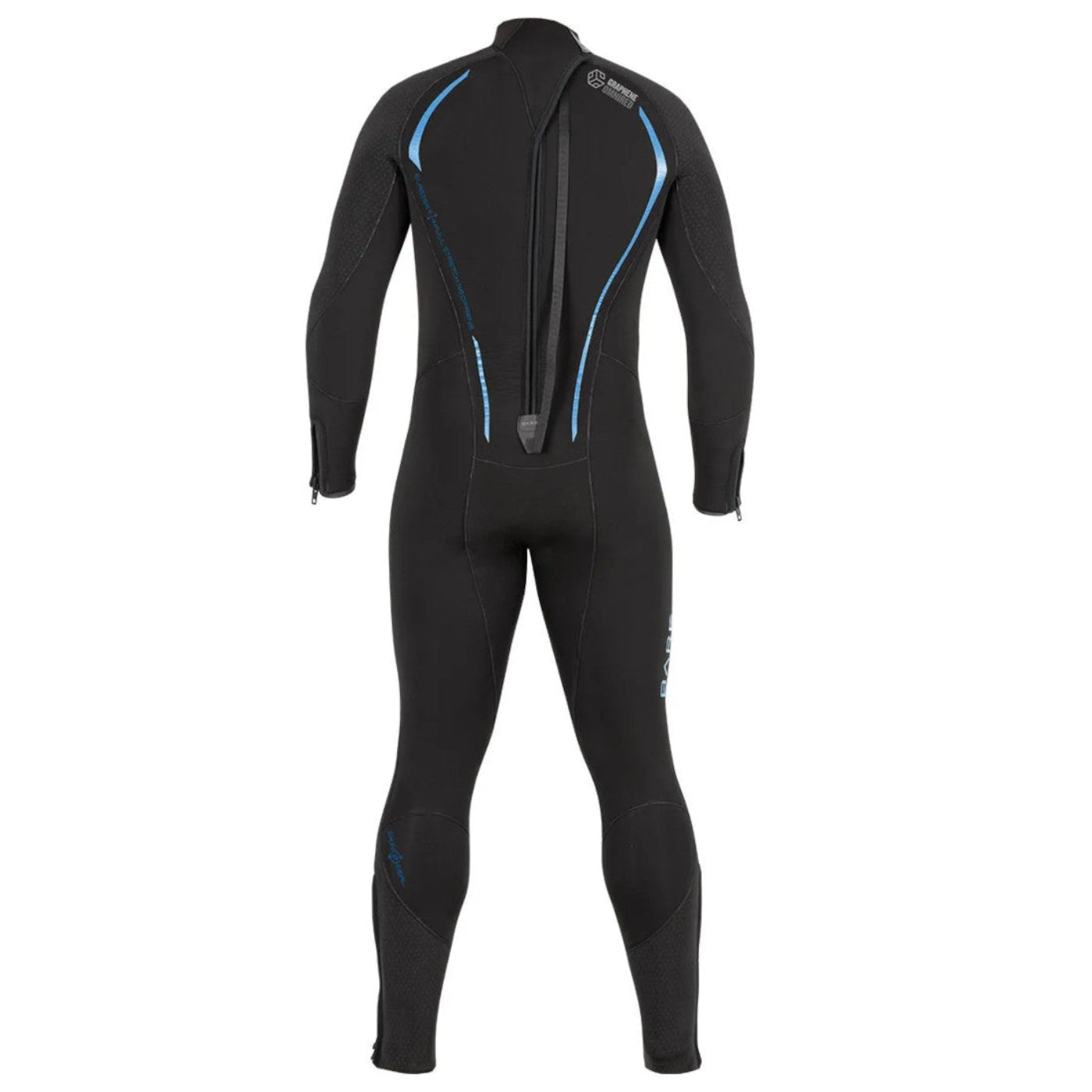 Zeagle Bare 5mm Mens Redraft OMNIRED Full Wetsuit - WET465 02-SM-BLK