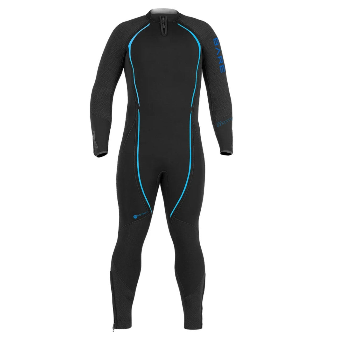 Zeagle Bare 5mm Mens Redraft OMNIRED Full Wetsuit - WET465 02-SM-BLK