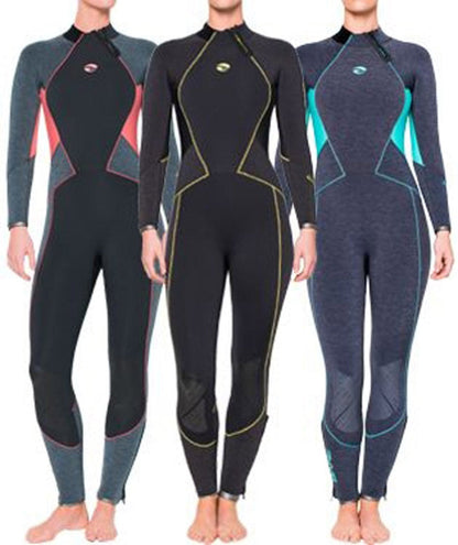 Zeagle Bare 7mm Evoke Full Wetsuit - WET311 08PLS-AQU