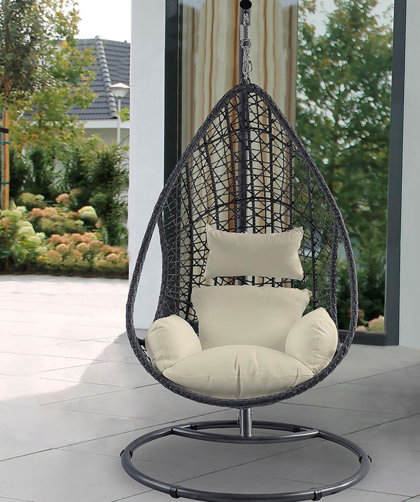 Whiteline Modern Living Bravo Outdoor Egg Chair - EG1684
