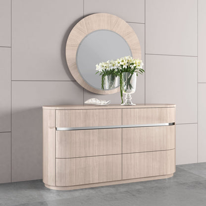 Whiteline Modern Living Waves Dresser - DR1753