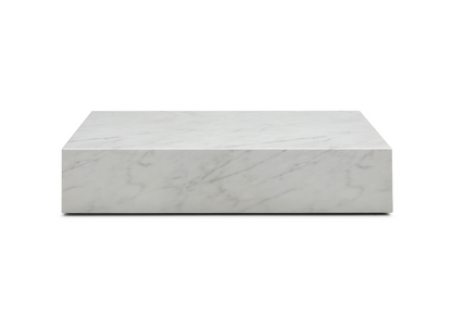 Whiteline Modern Living Cube Rectangle Coffee Table in White Color - CT1667R-WHT