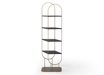 Whiteline Modern Living Koda Oval Bookshelf - DI1936