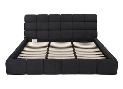 Whiteline Modern Living Owen King Bed Dark Grey - BK2010F
