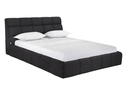Whiteline Modern Living Owen Queen Bed in Dark Grey Color - BQ2010F-DGRY