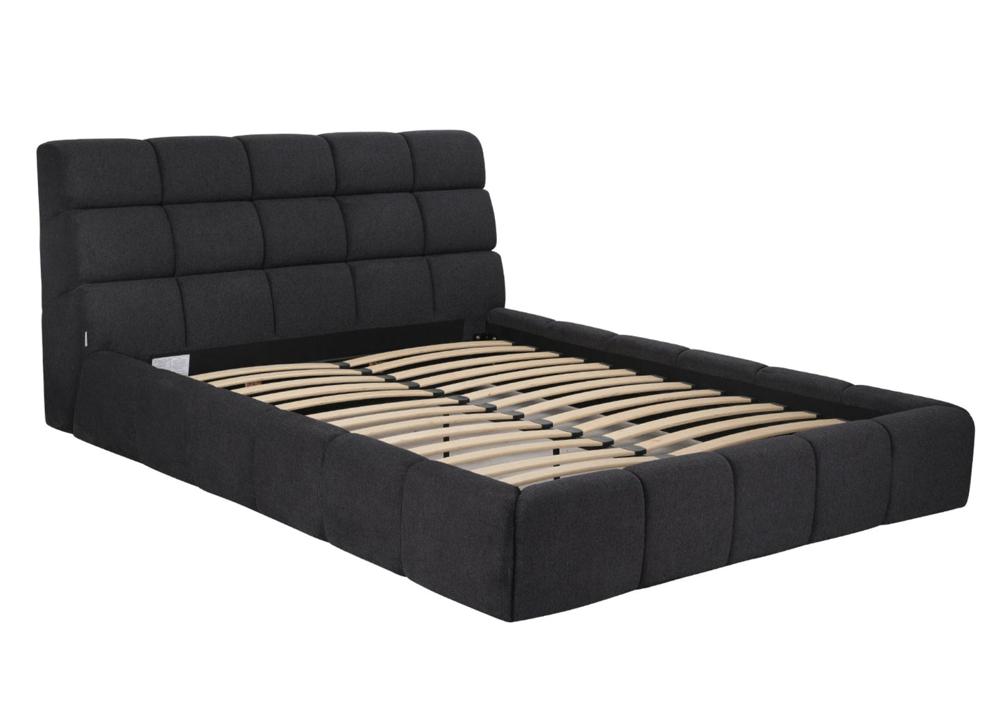 Whiteline Modern Living Owen Queen Bed in Dark Grey Color - BQ2010F-DGRY