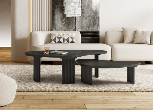 Whiteline Modern Living Pam Coffee Table in Black Color - CT1902L-BLK