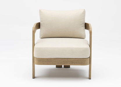 Whiteline Modern Living Sally 4 Piece Outdoor Lounge Set in Beige Color - COL2005-BEI