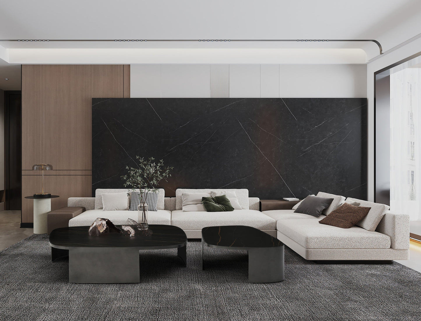 Whiteline Modern Living Tori Small Coffee Table in Black Color - CT1895S-BLK