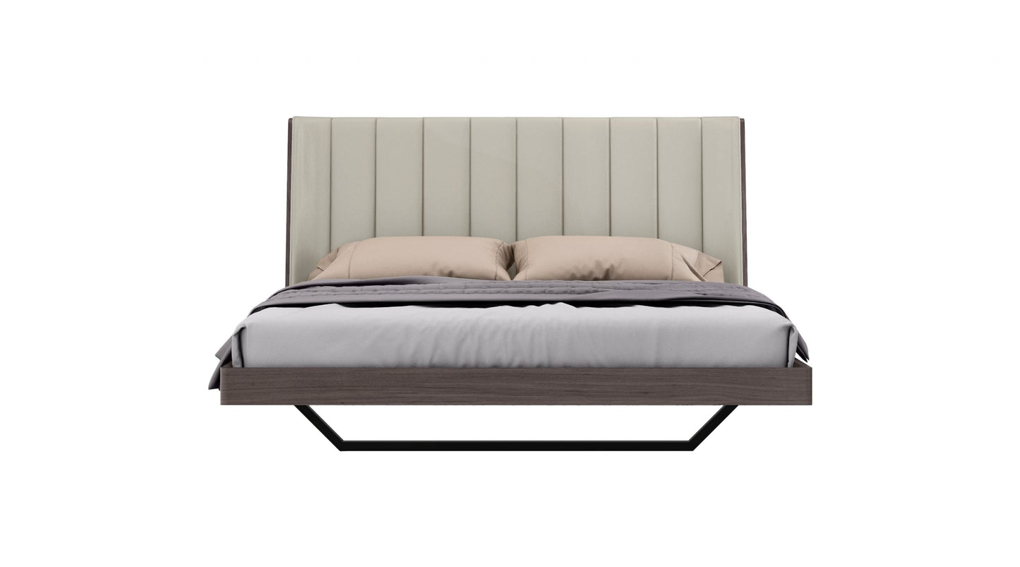 Whiteline Mods -  Berlin Bed King - BK1754-CNUT/LGRY