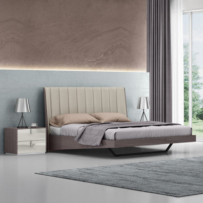 Whiteline Mods -  Berlin Bed King - BK1754-CNUT/LGRY