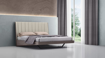 Whiteline Mods -  Berlin Bed King - BK1754-CNUT/LGRY
