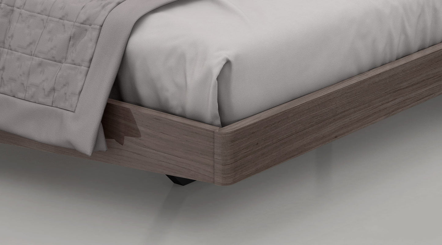Whiteline Mods -  Berlin Bed King - BK1754-CNUT/LGRY