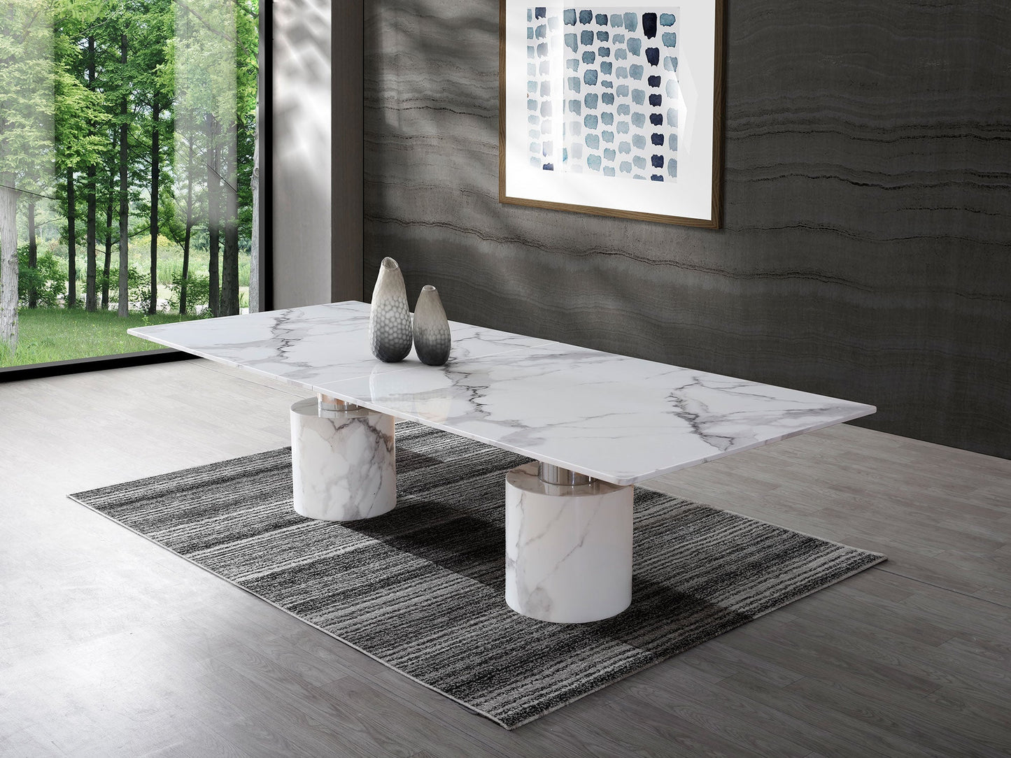 Whiteline Modern Living Geneva Dining Table - DT1640