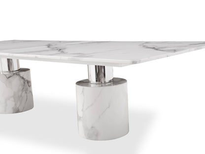 Whiteline Modern Living Geneva Large Dining Table - DT1640XL