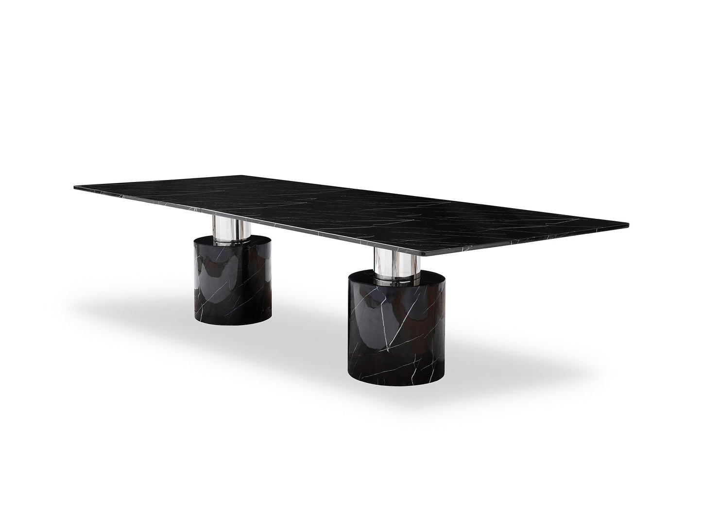 Whiteline Modern Living Geneva Large Dining Table - DT1640XL
