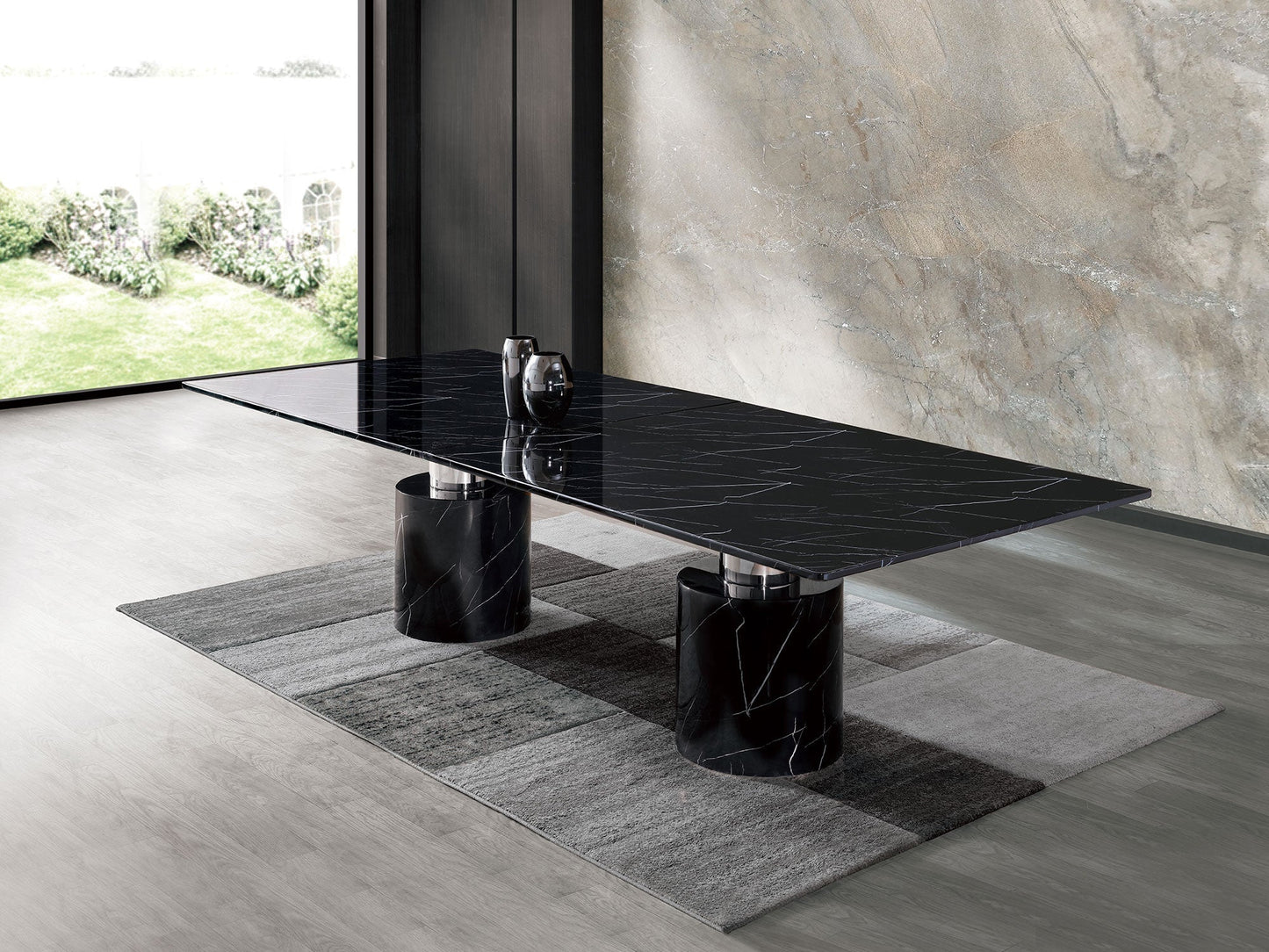 Whiteline Modern Living Geneva Large Dining Table - DT1640XL