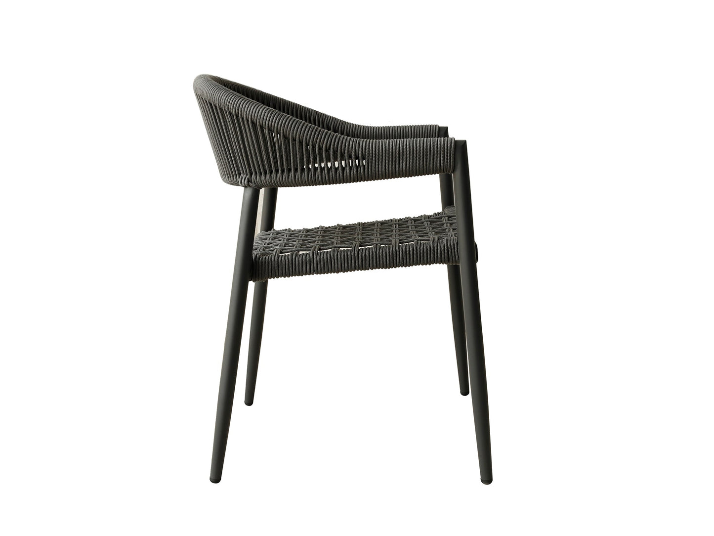 Whiteline Mods - Leyla Outdoor Dining Armchair -  DAC1677-GRY