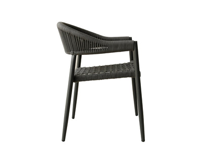 Whiteline Mods - Leyla Outdoor Dining Armchair -  DAC1677-GRY