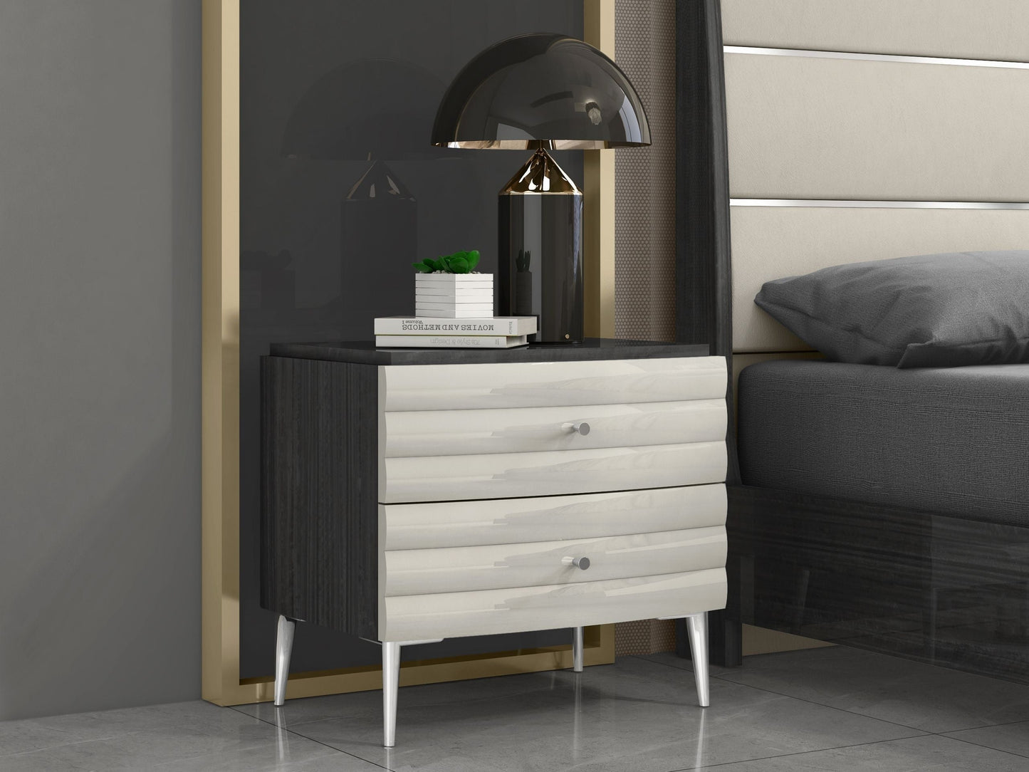 Whiteline Modern Living Pino Nightstand - NS1752