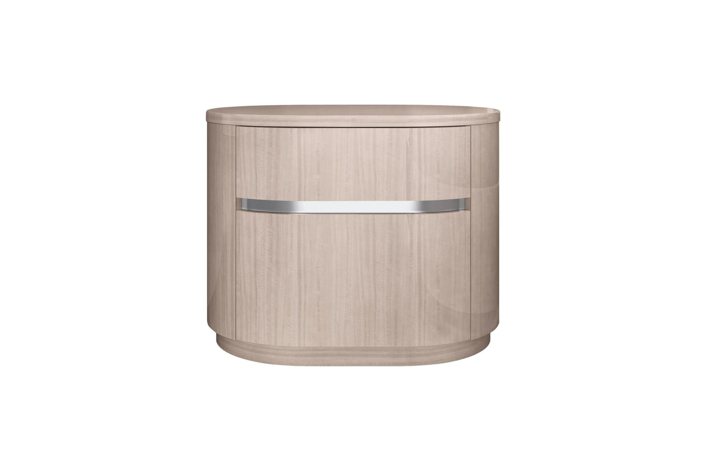 Whiteline Modern Living Waves Nightstand - NS1753