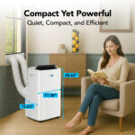 Whynter ARC-1280WX Smart Portable Air Conditioner NEX Inverter 13000 BTU (10000 BTU SACC) Dual Hose Cooling