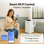 Whynter ARC-1280WX Smart Portable Air Conditioner NEX Inverter 13000 BTU (10000 BTU SACC) Dual Hose Cooling