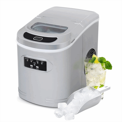Whynter IMC-270MS Compact Portable Ice Maker 27 lb capacity – Metallic Silver