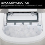 Whynter IMC-270MS Compact Portable Ice Maker 27 lb capacity – Metallic Silver