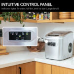 Whynter IMC-270MS Compact Portable Ice Maker 27 lb capacity – Metallic Silver