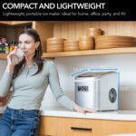 Whynter IMC-270MS Compact Portable Ice Maker 27 lb capacity – Metallic Silver