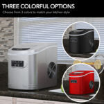Whynter IMC-270MS Compact Portable Ice Maker 27 lb capacity – Metallic Silver