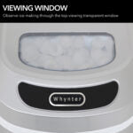 Whynter IMC-270MS Compact Portable Ice Maker 27 lb capacity – Metallic Silver